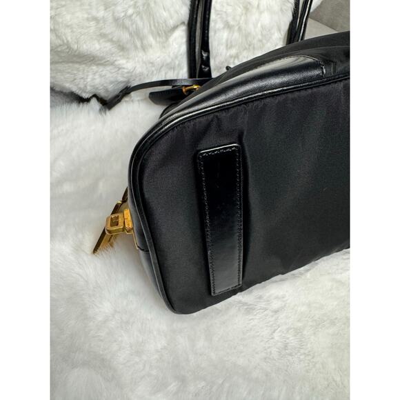 Prada vintage Black Nylon & Leather Satchel – Authenticated - Picture 13 of 16